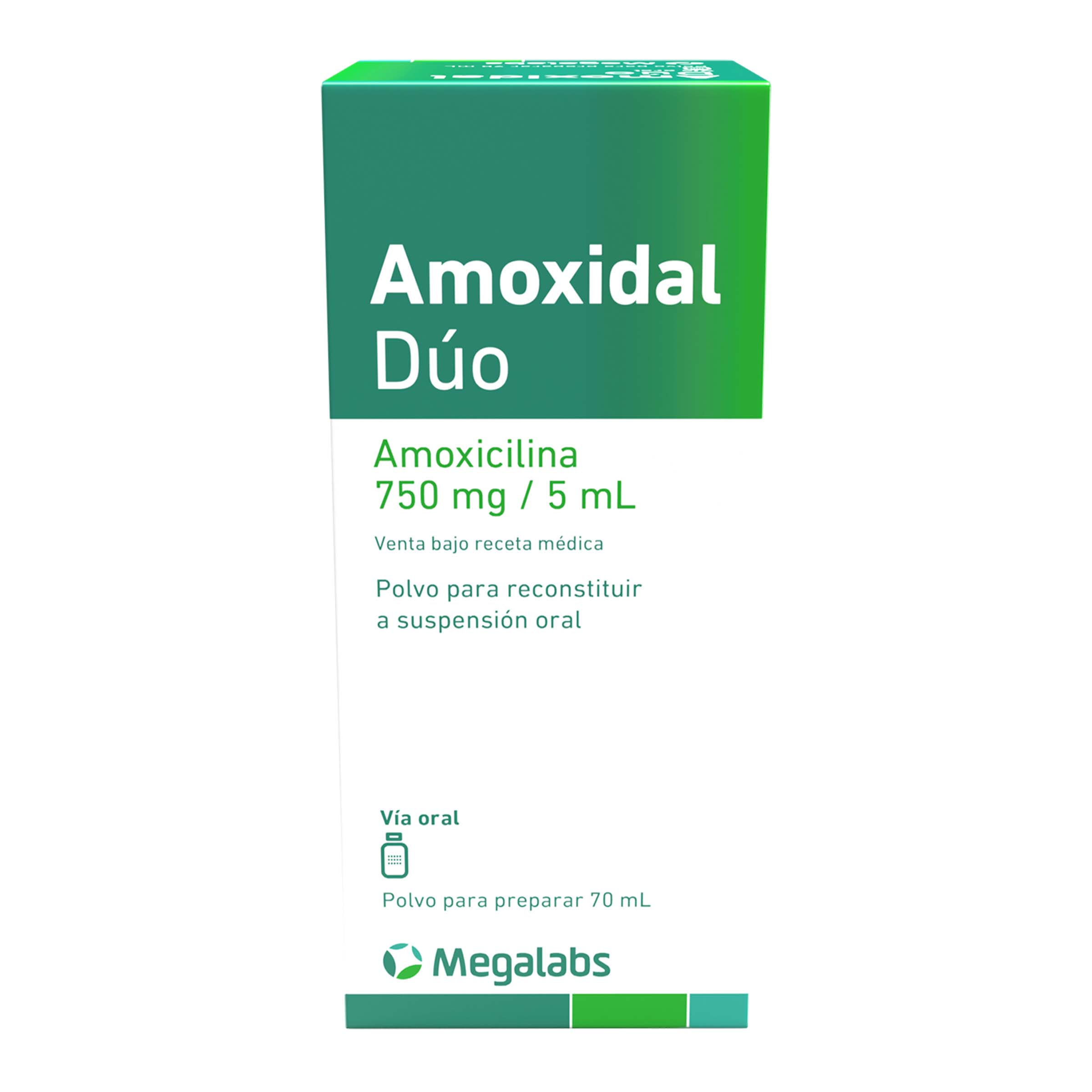 AmoxidAL Duo 750 mg Suspensión 70 ml – Amoxicilina