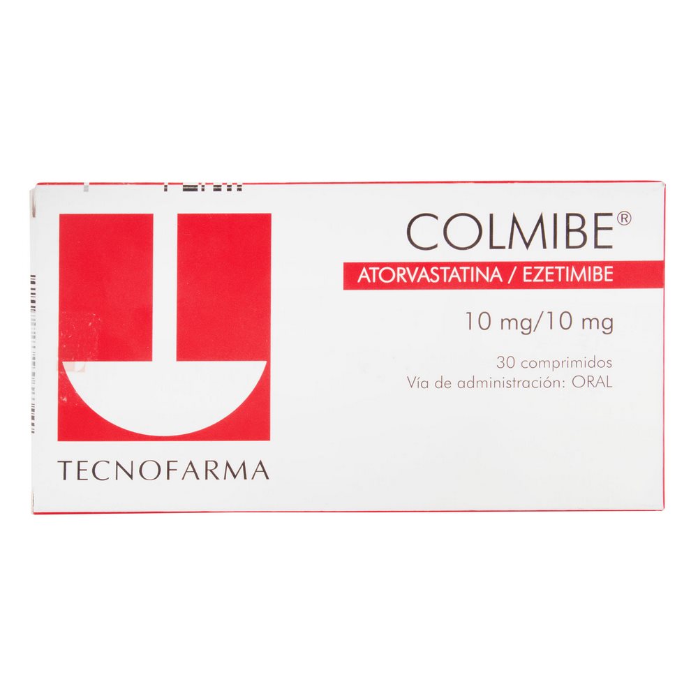 COLMIBE 10/10 mg – 30 comprimidos (atorvastatina ezetimiba)