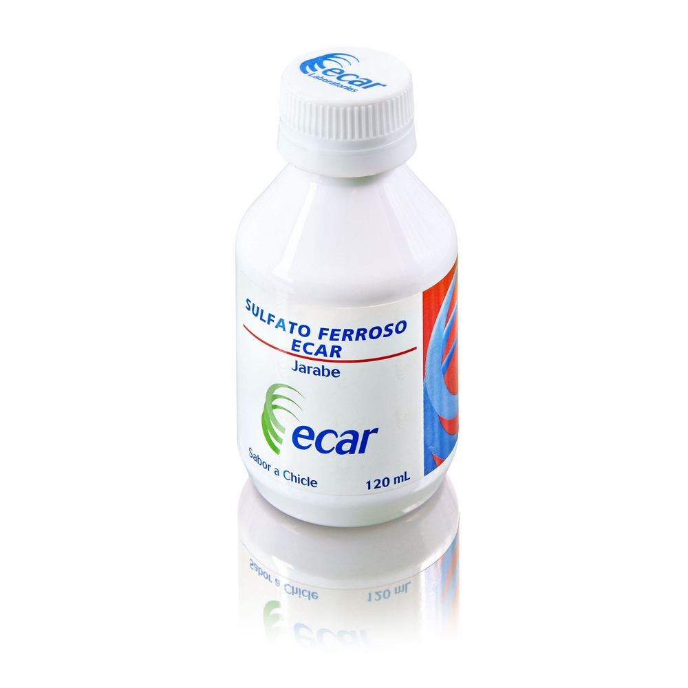 Sulfato ferroso jarabe 120 ml – ECAR