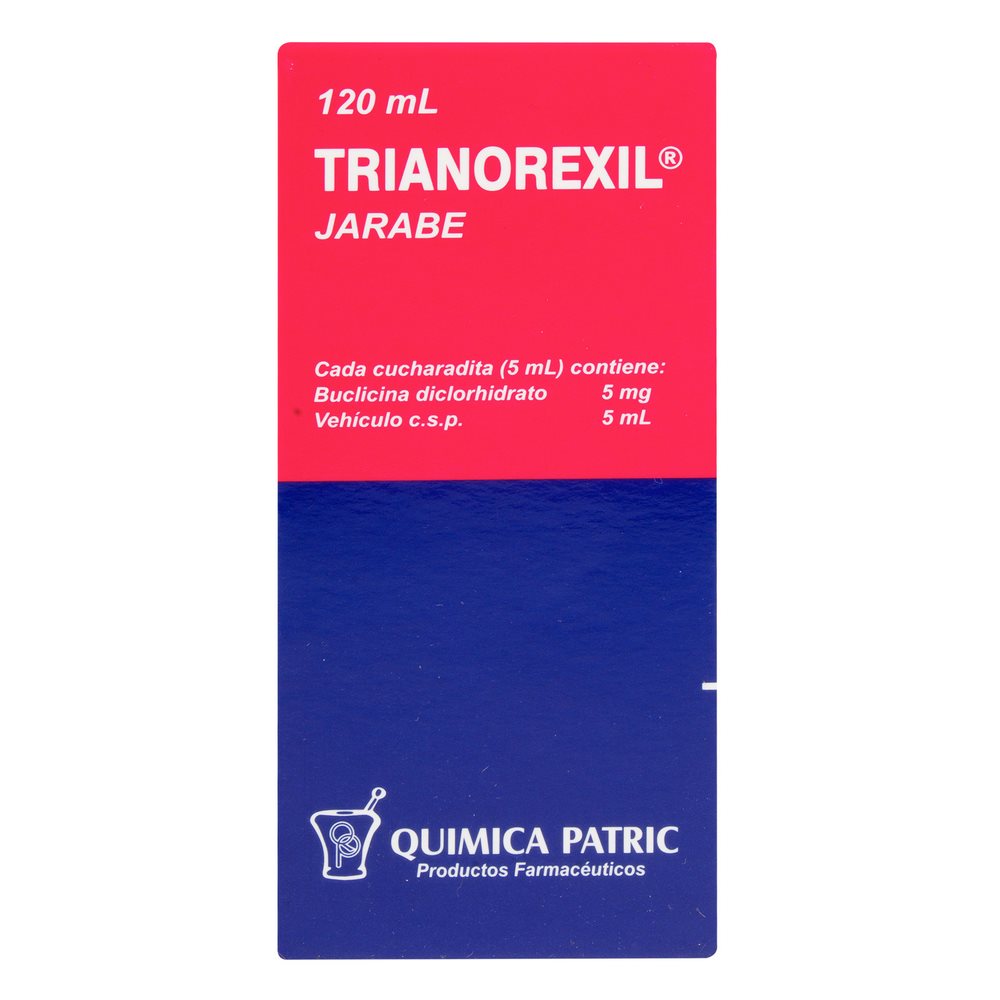 Trianorexil Jarabe Buclizina, 120 ml