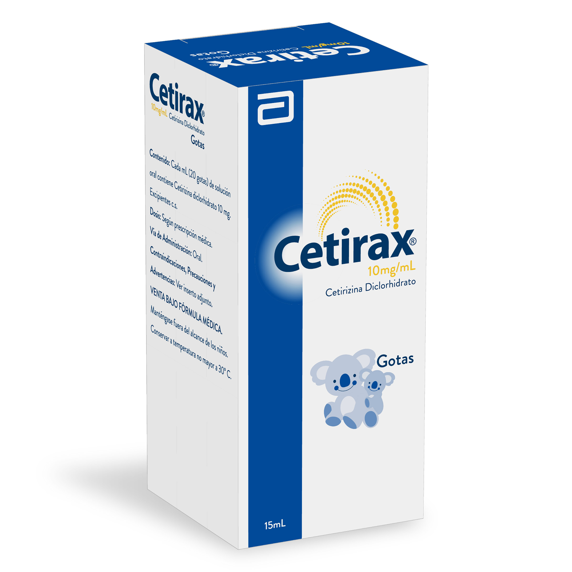Cetirax Gotas 10 mg - Cetirizina