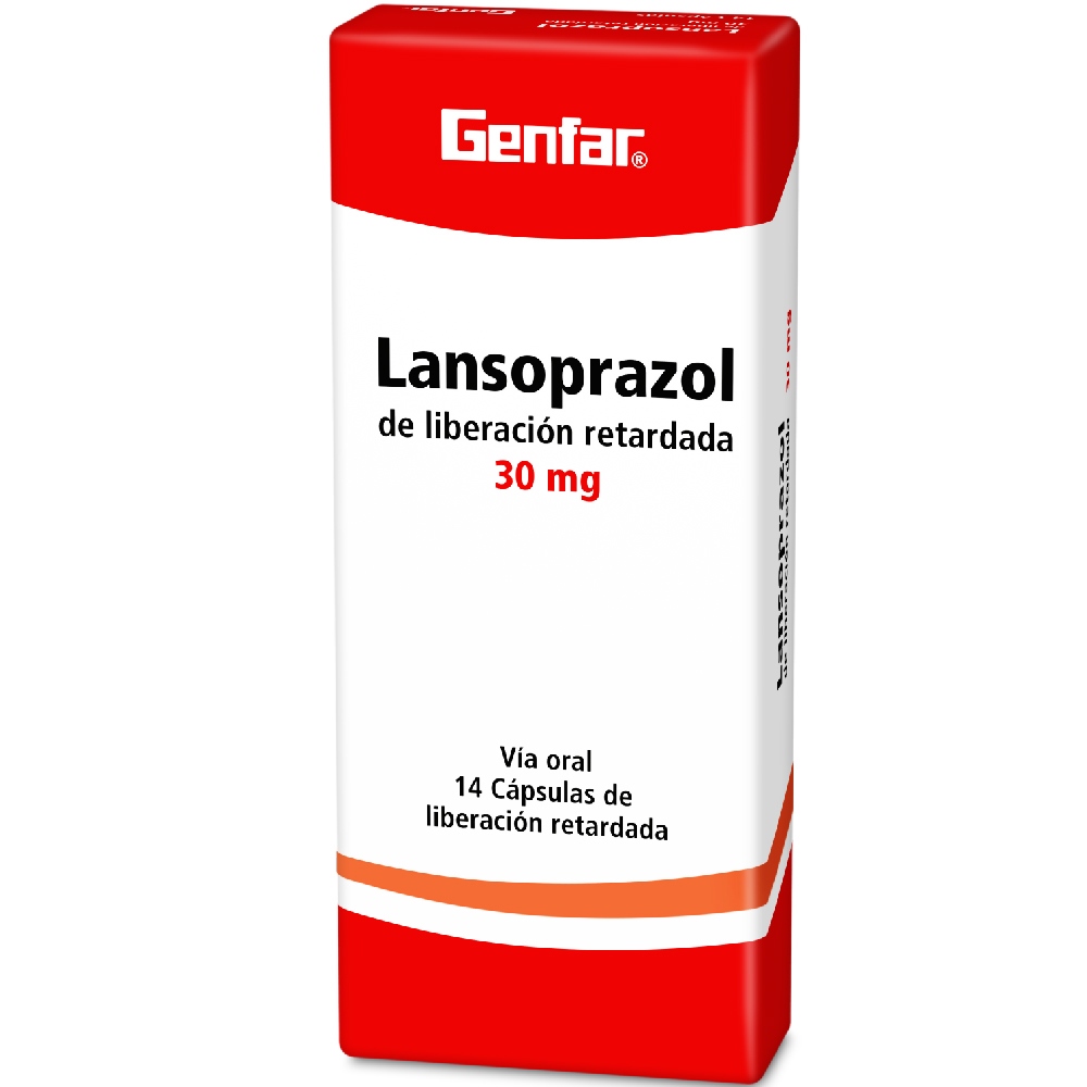 Lansoprazol 30 mg 14 cápsulas