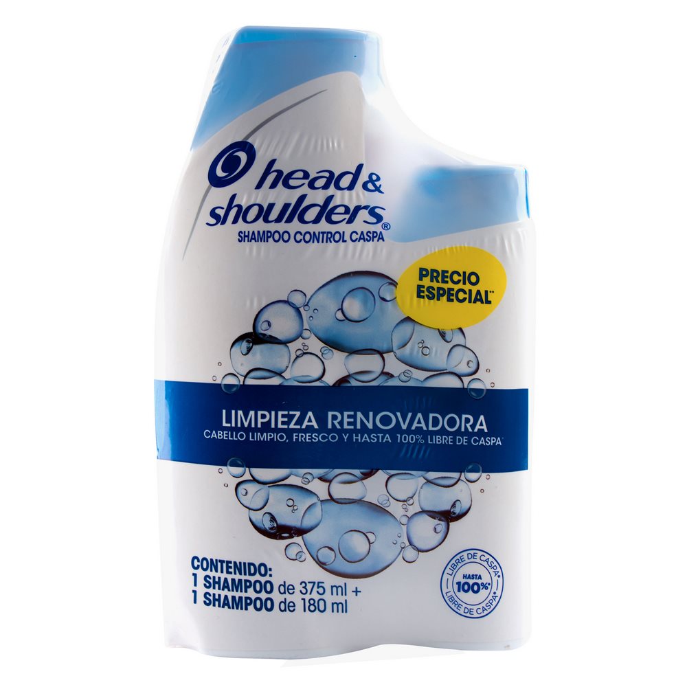 Head & Shoulders Pack Champú 375 ml + Acondicionador 180 ml