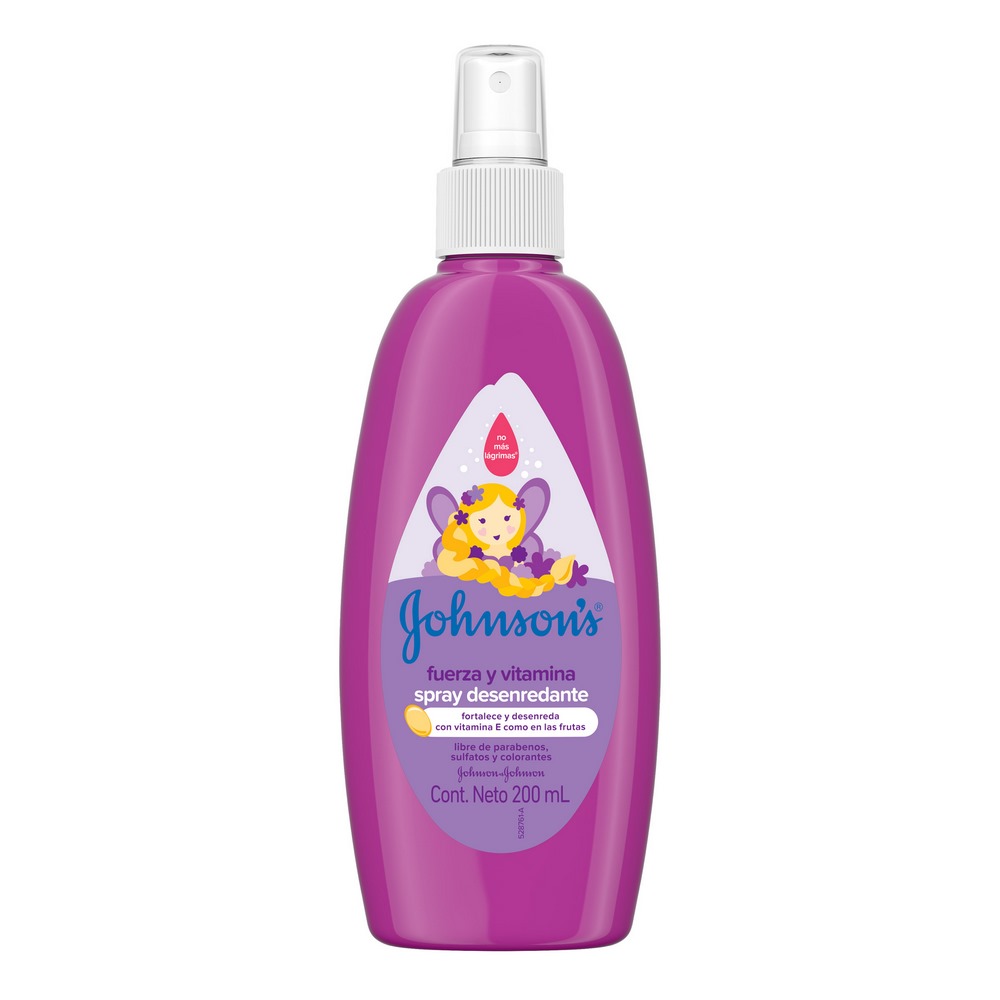 Spray para cabello bebé Johnson's Fuerza y Vitamina E 200 ml