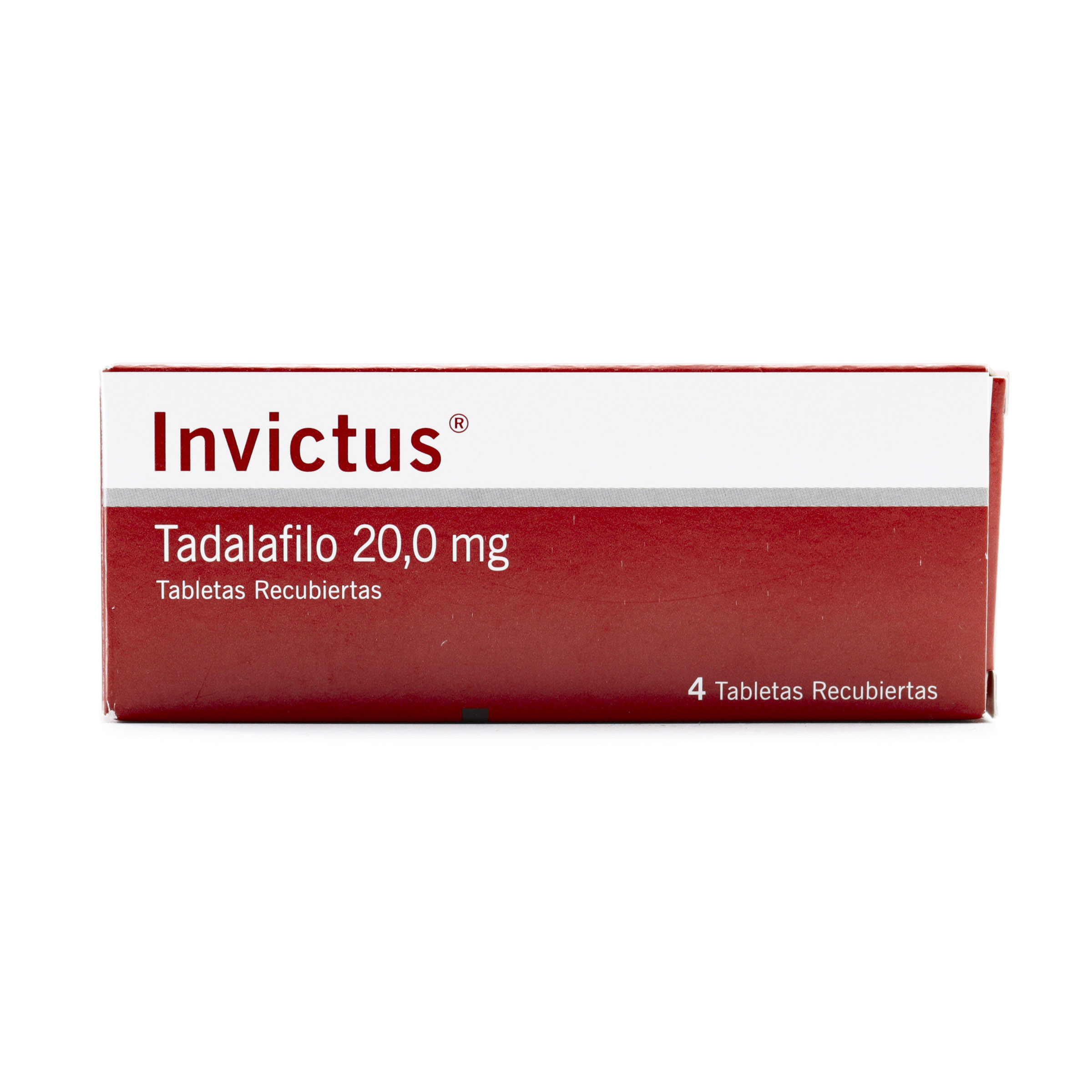 Invictus Tadalafilo 20 mg – 4 tabletas recubiertas