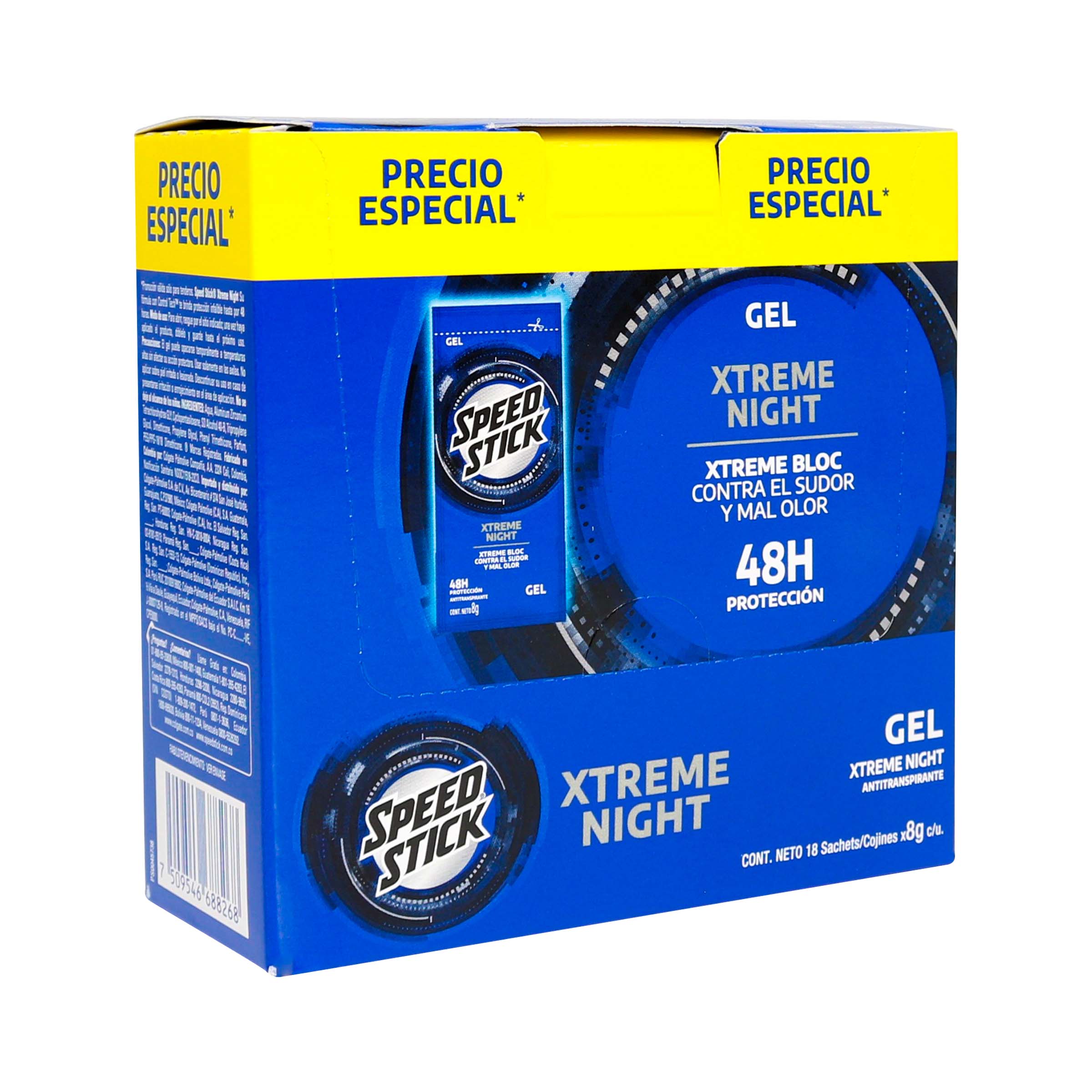 DTE Mennen XTREME Night Gel – 18 sobres 8 g