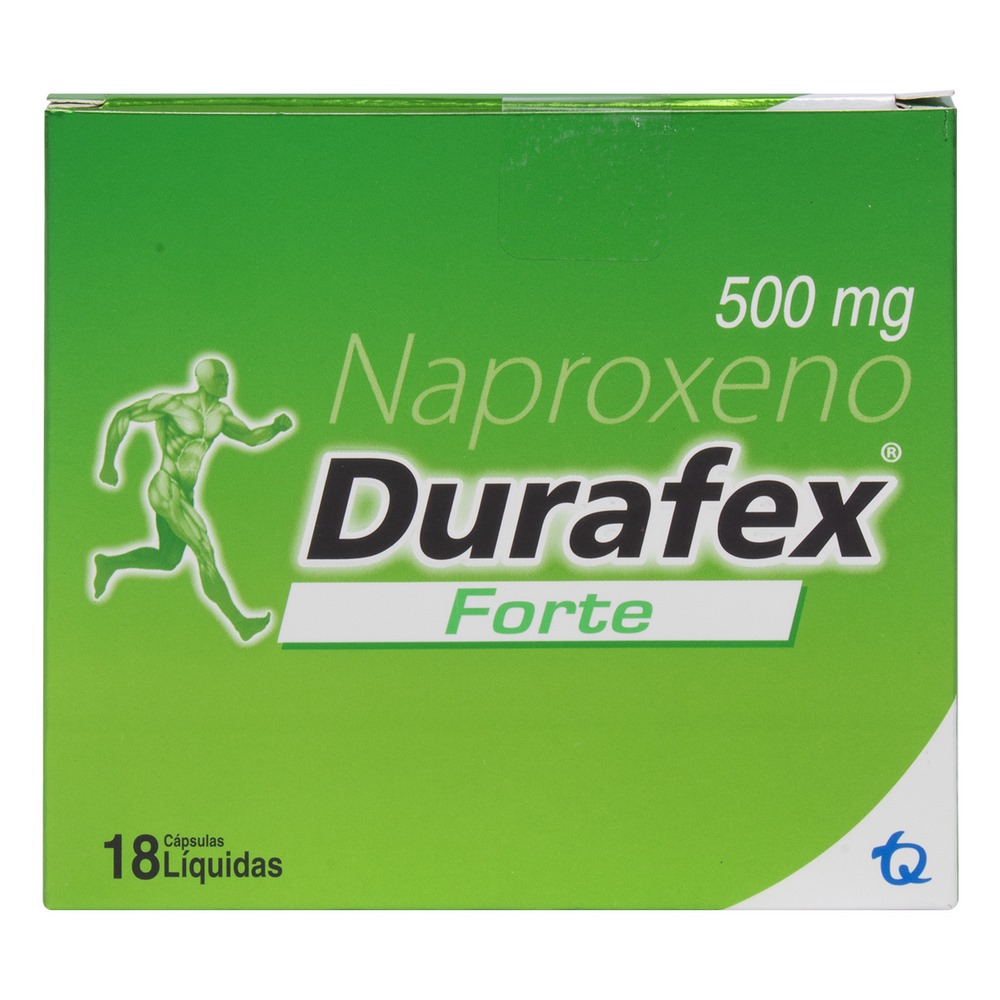 Durafex Forte 500 mg – Naproxeno 18 cápsulas