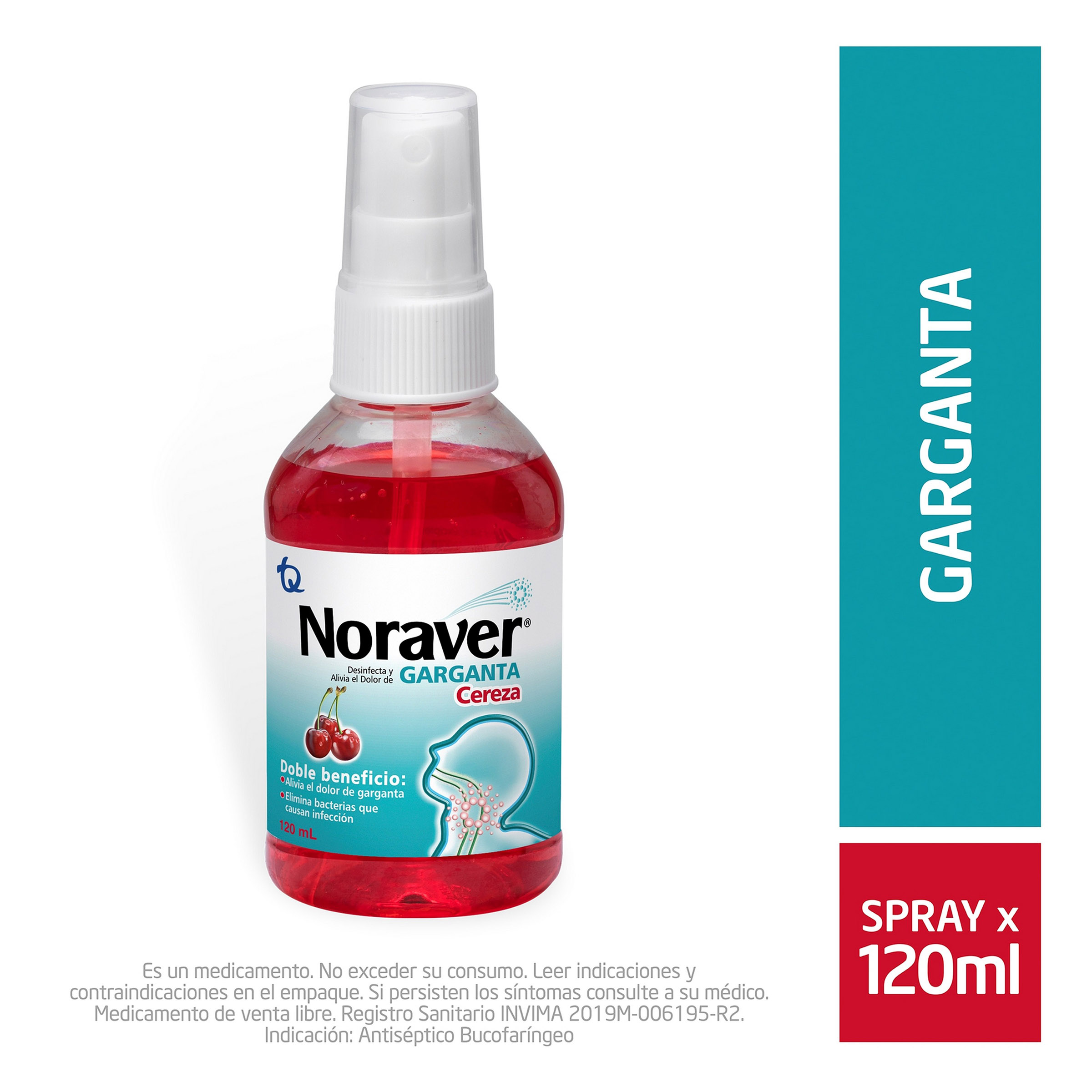 Noraver Cereza Spray – 120 ml (fenol)