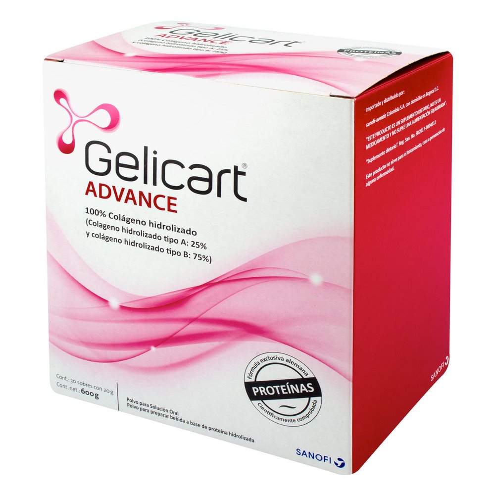 GELICART ADVANCE Colágeno hidrolizado 30 sobres