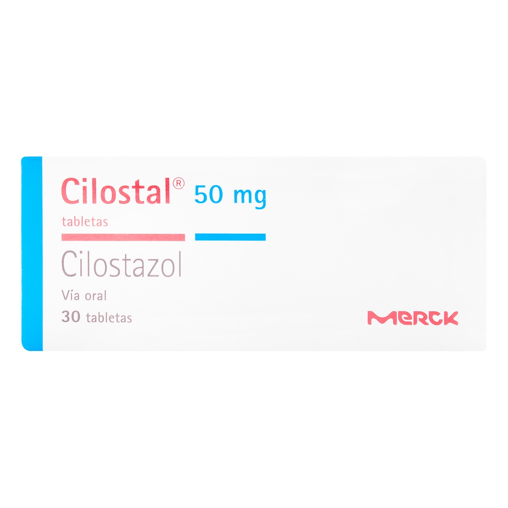 Cilostazol 50 mg, 30 tabletas