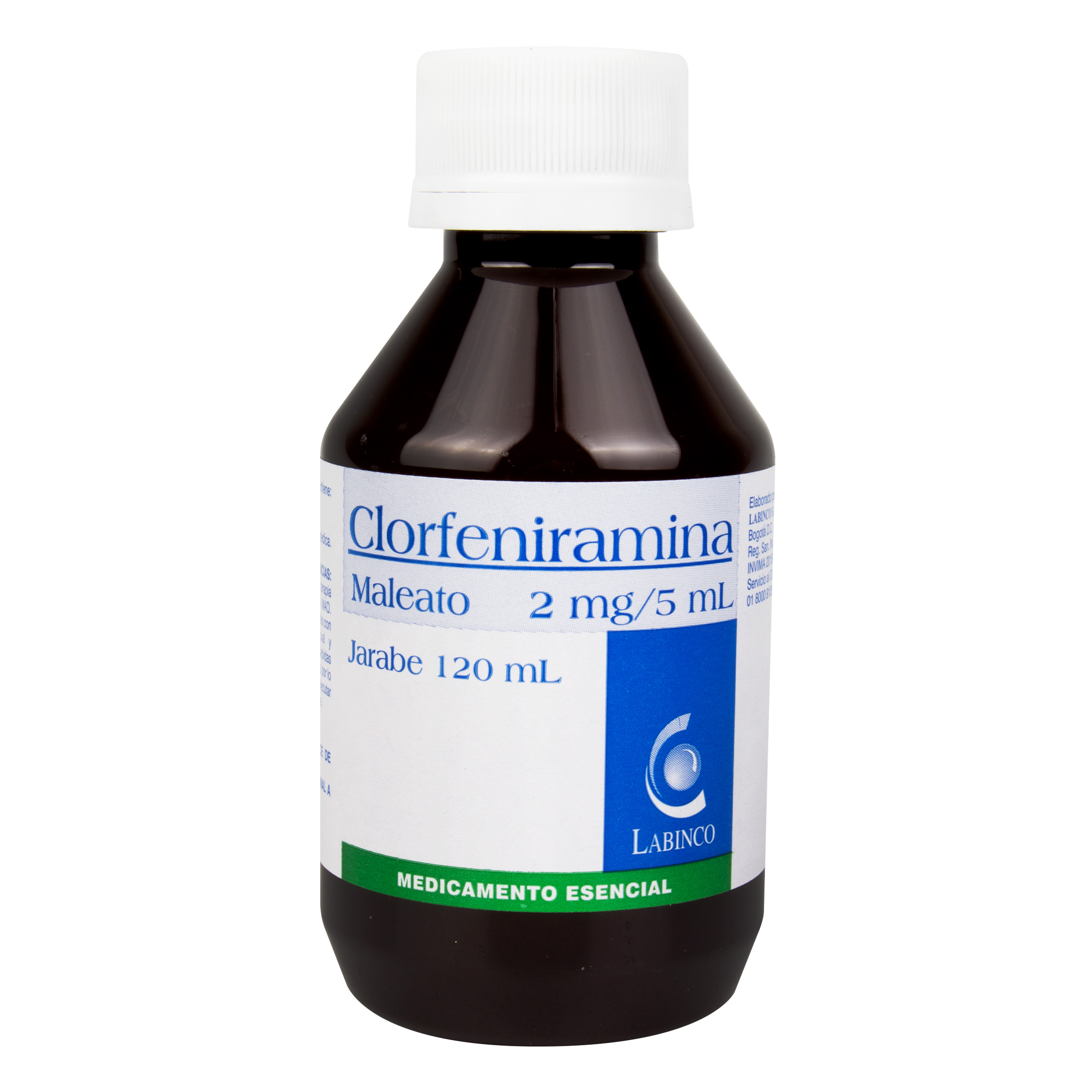 CLORFENIRAMINA Jarabe 120 ml