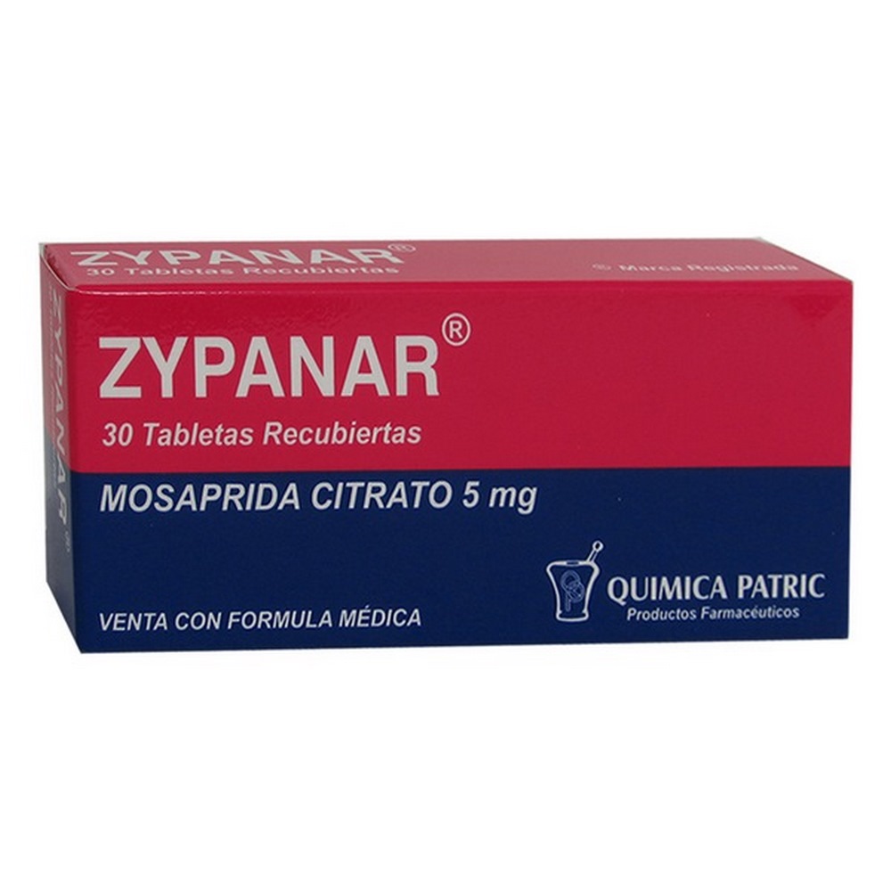 ZYPANAR Mosaprid 30 tabletas