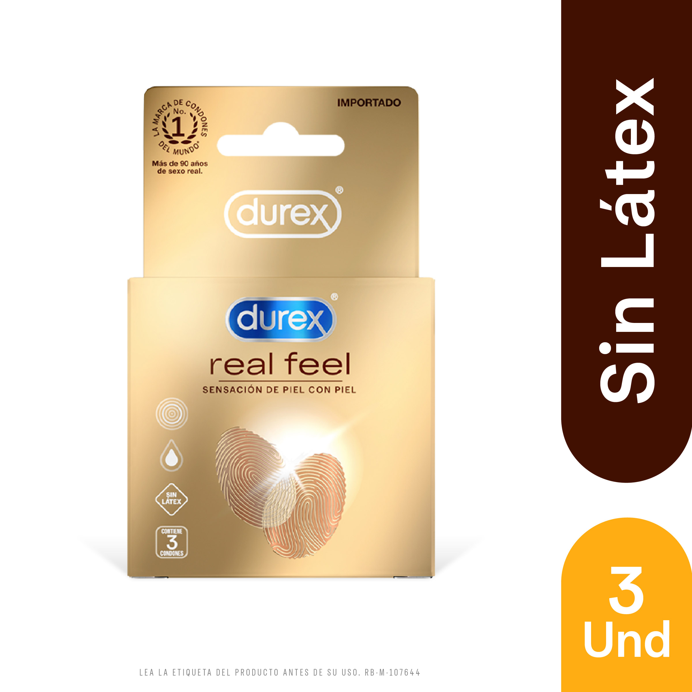 Preservativos Durex Real Feel 3 uds