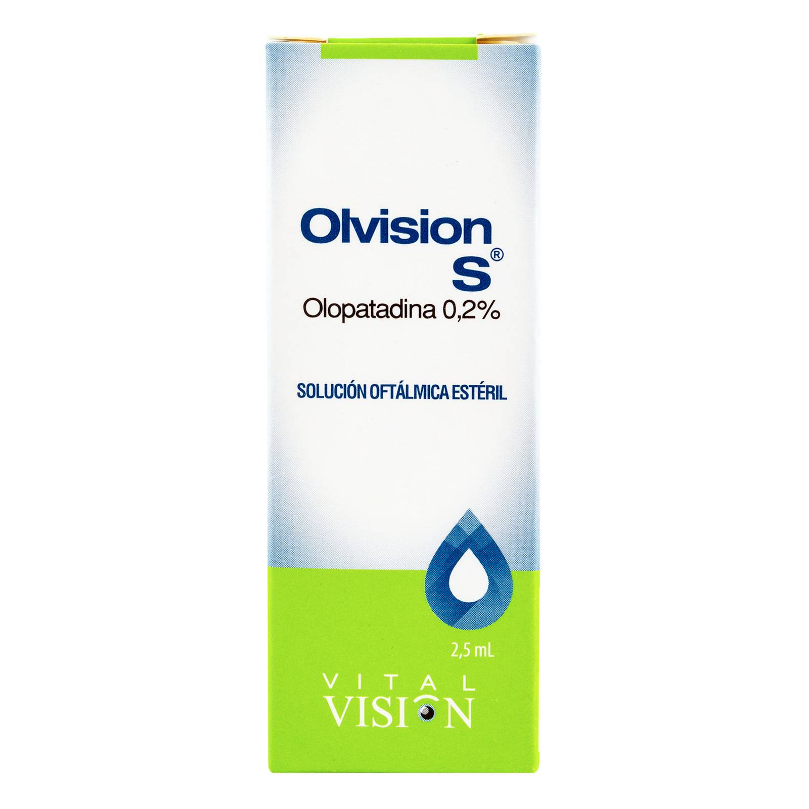 OLVISION S 0.2% OFTÁLMICO 2.5 mL – Clorhidrato de Olopatadina