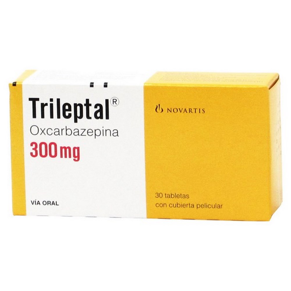 Oxcarbazepina 300 mg 30 tabletas (Trileptal)