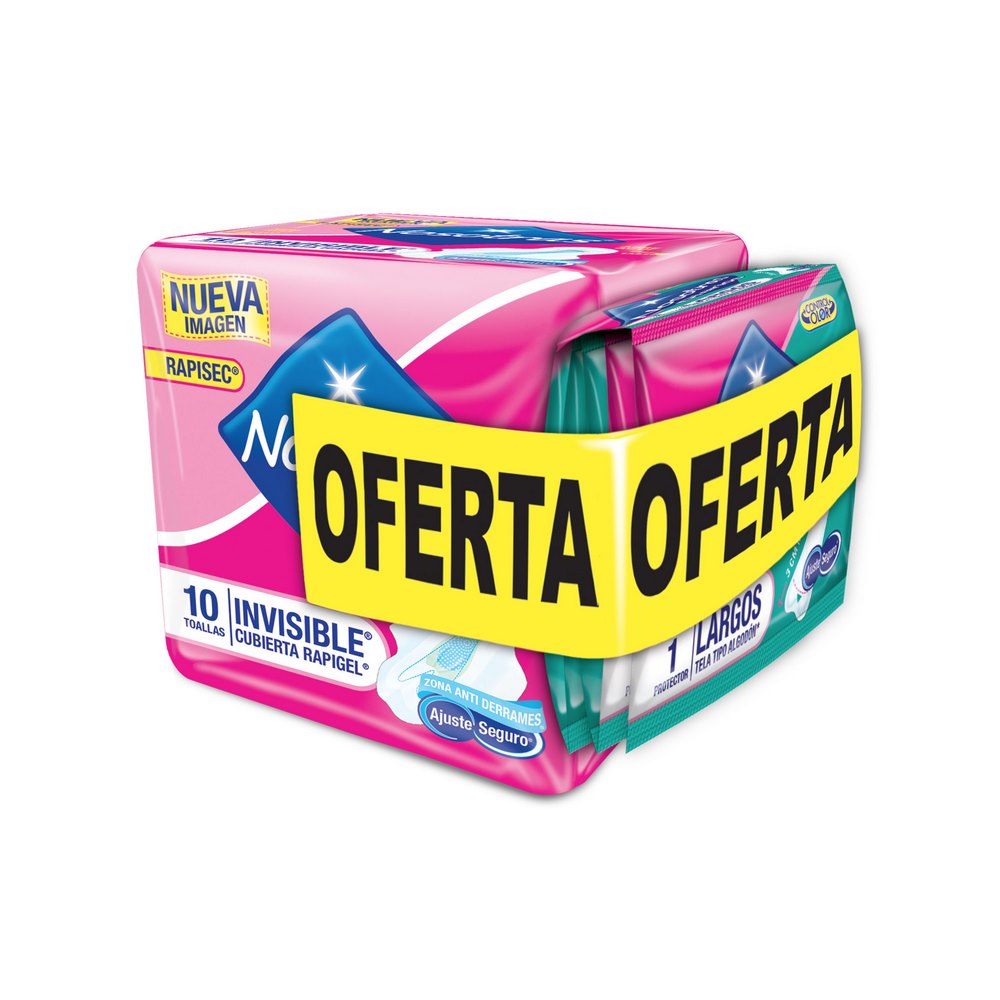 Toallas Invis Rapigel Largas 10+5 und - SancelA
