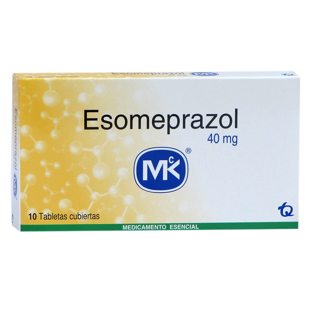 Esomeprazol 40 mg – 10 tabletas MK Esomeprazol
