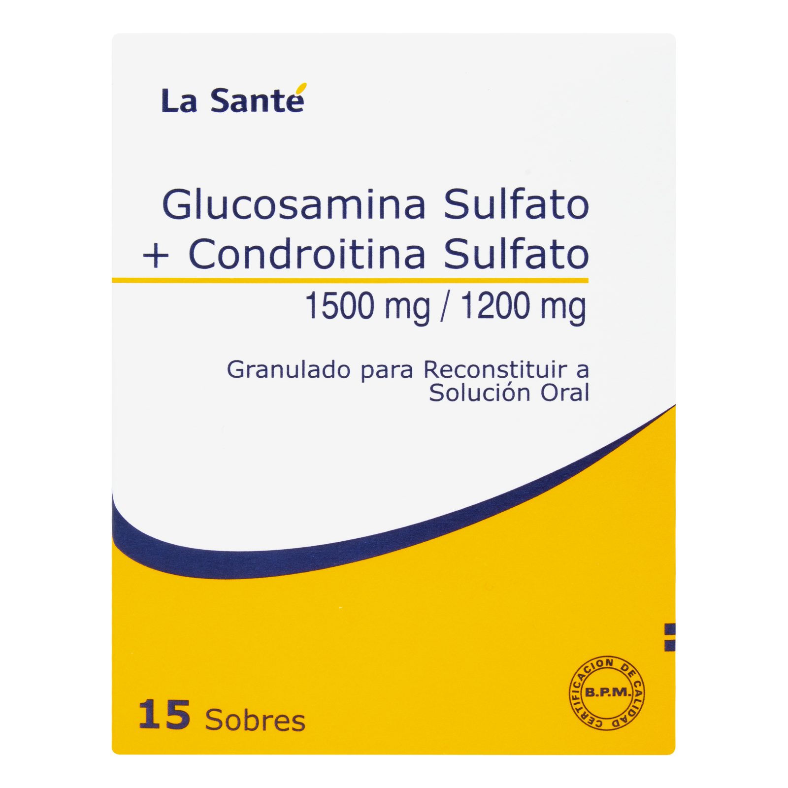 Glucosamina 15 cápsulas - sulfato y condroitina | La Santé