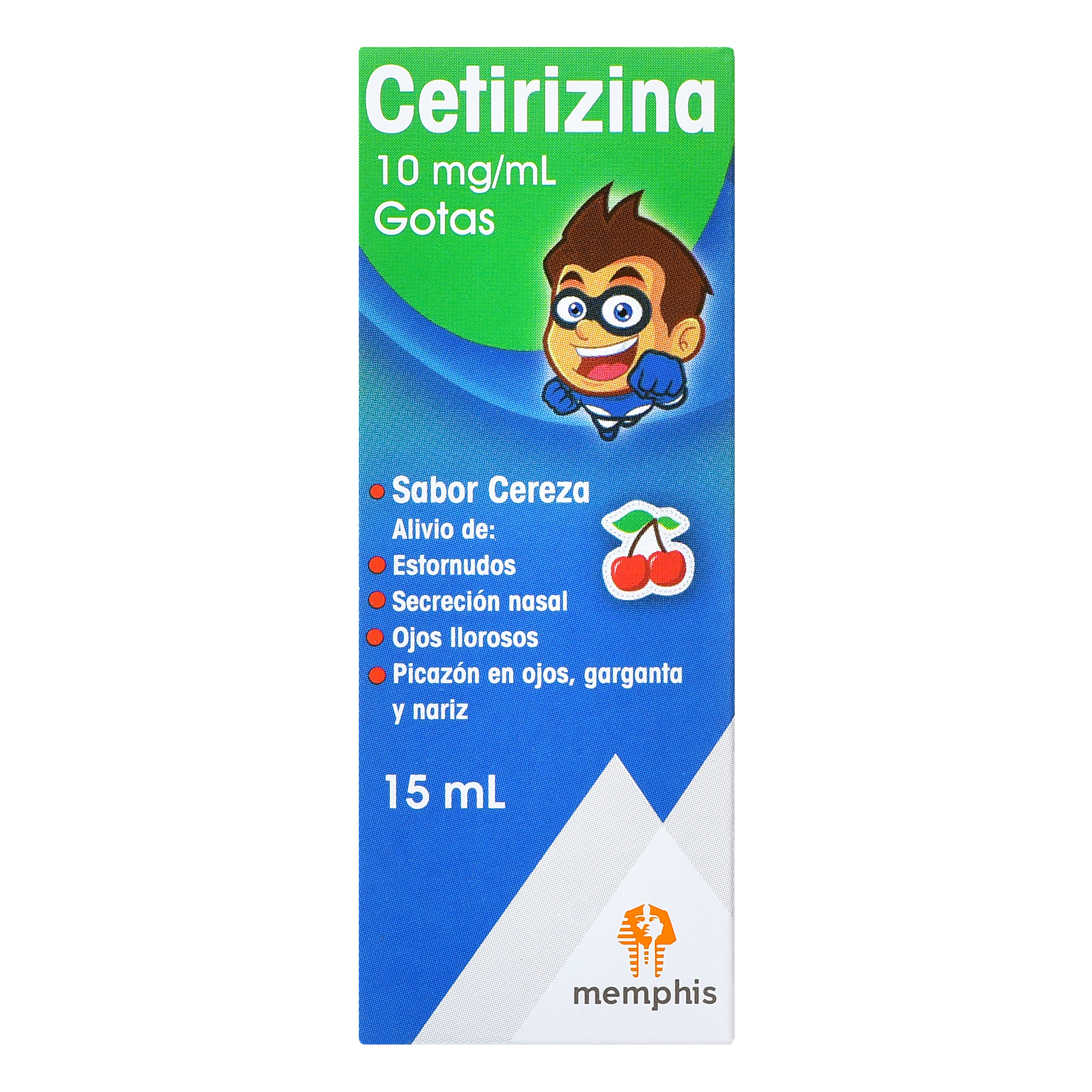 Cetirizina 1% Gotas 15 mL - MEMPHIS PRODUCTS