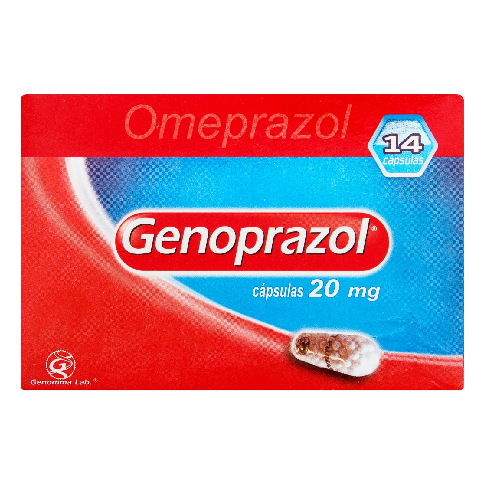 Genoprazol 20 mg 14 cápsulas