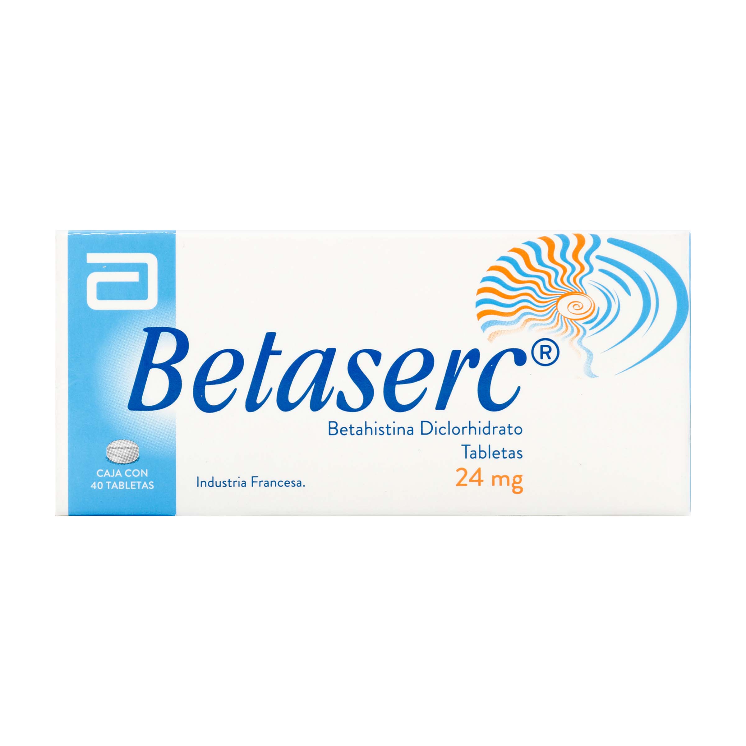 Betaserc 24 mg - 40 tabletas (betahistina)