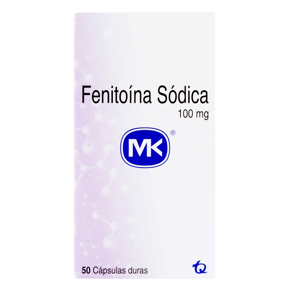 Fenitoína 100 mg – 50 cápsulas