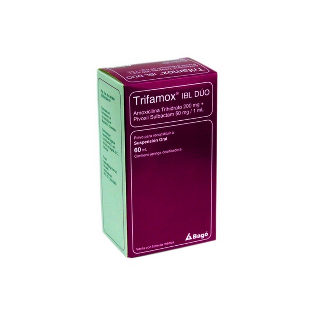 Trifamox IBL-Duo Suspensión 60 mL – Amoxicilina/Sulbactam