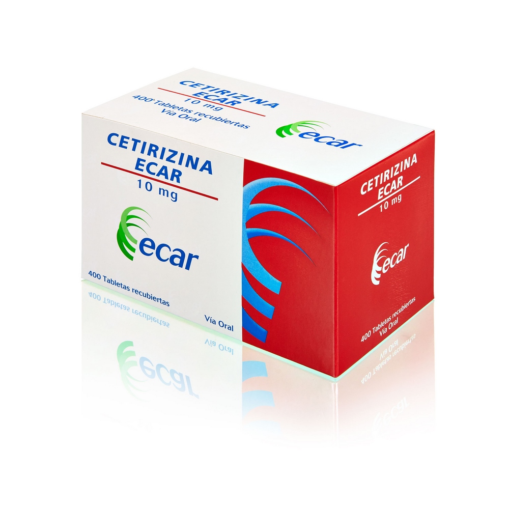 Cetirizina 10 mg - 400 tabletas EC