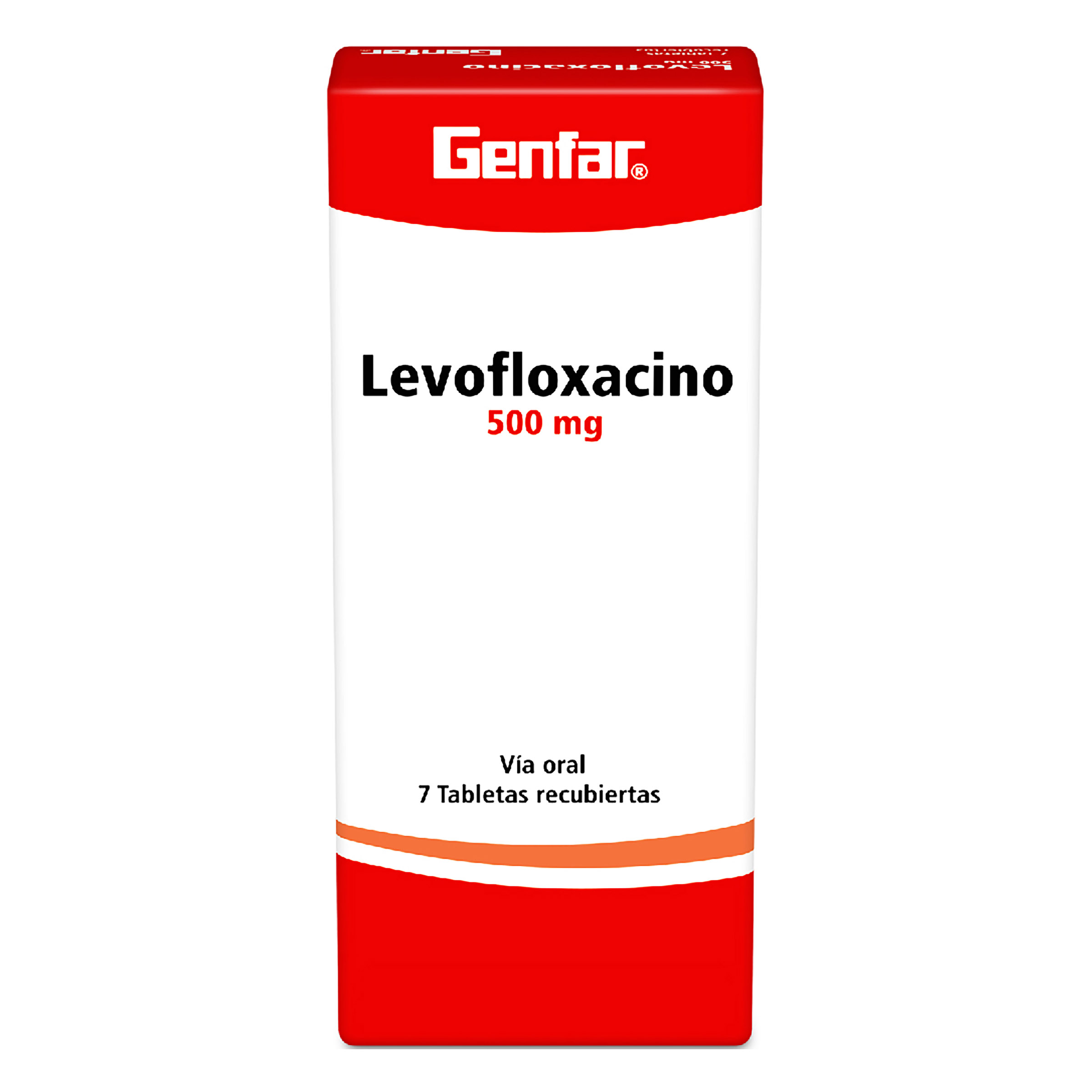 Levofloxacino 500 mg – 7 tabletas