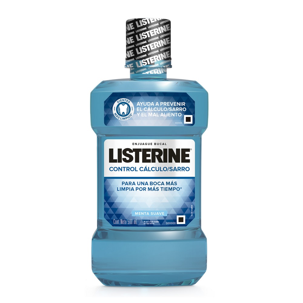 Listerine Control Cálculo 500 ml – Enjuague bucal