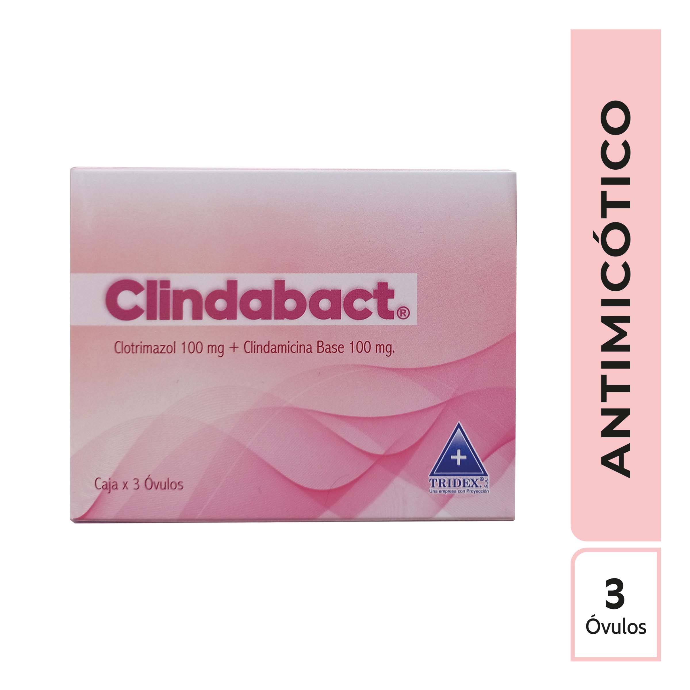 Ovulos vaginales Clindamicina 100 mg + Clotrimazol 100 mg - 3 uds | DroAliados
