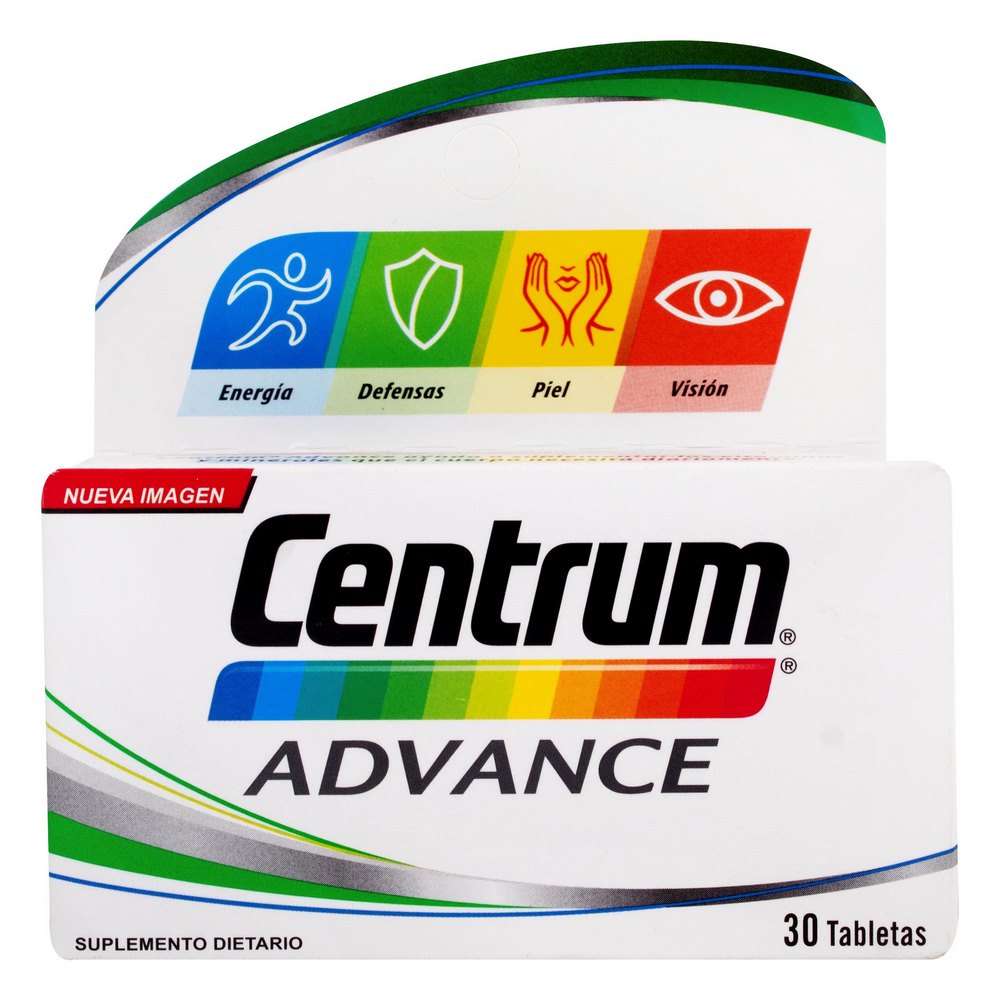 Centrum Advance 30 tabletas – multivitamínico