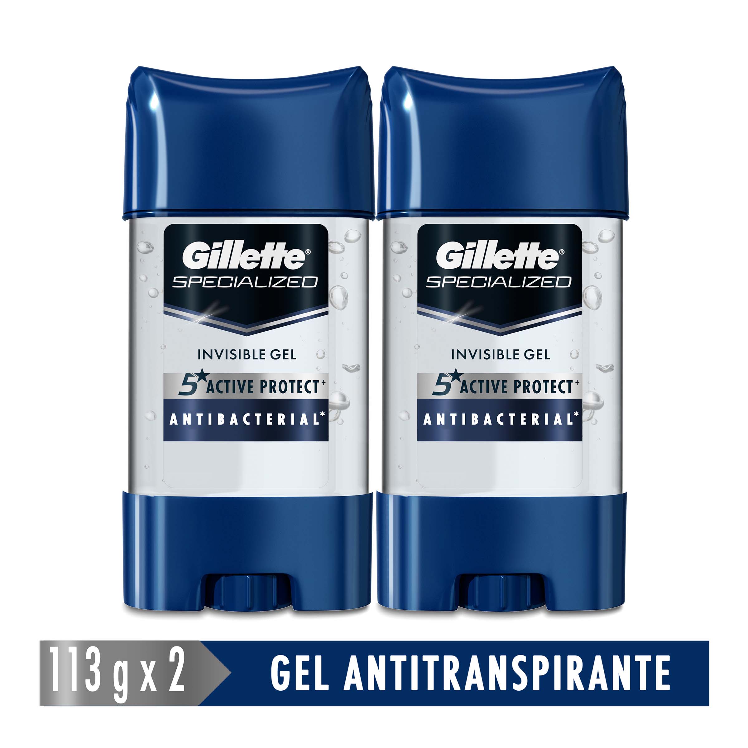 Gillette Clear Gel – Desodorante en gel Pack 2 Unidades