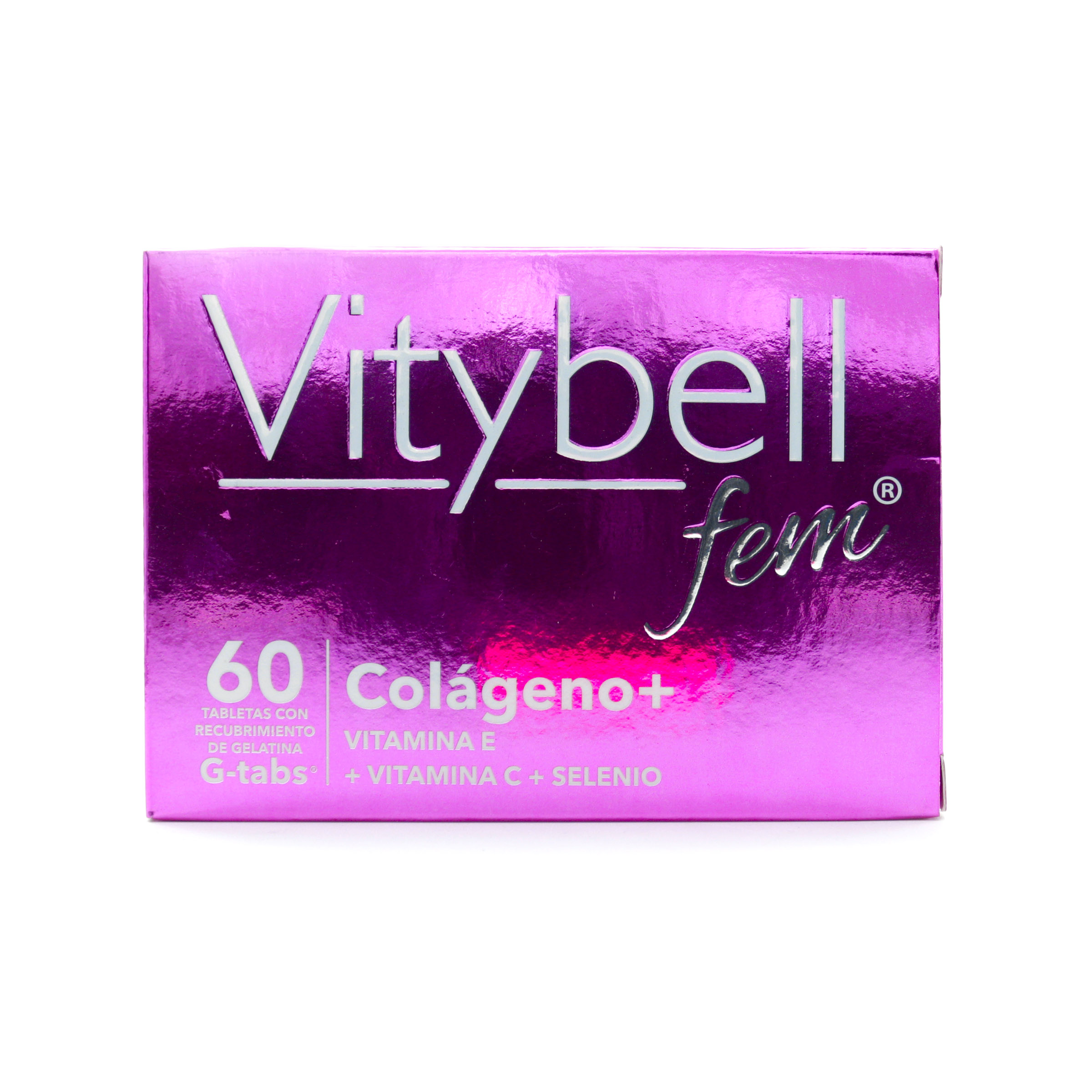 Colágeno hidrolizado 60 tabletas - Vitybell Fem G