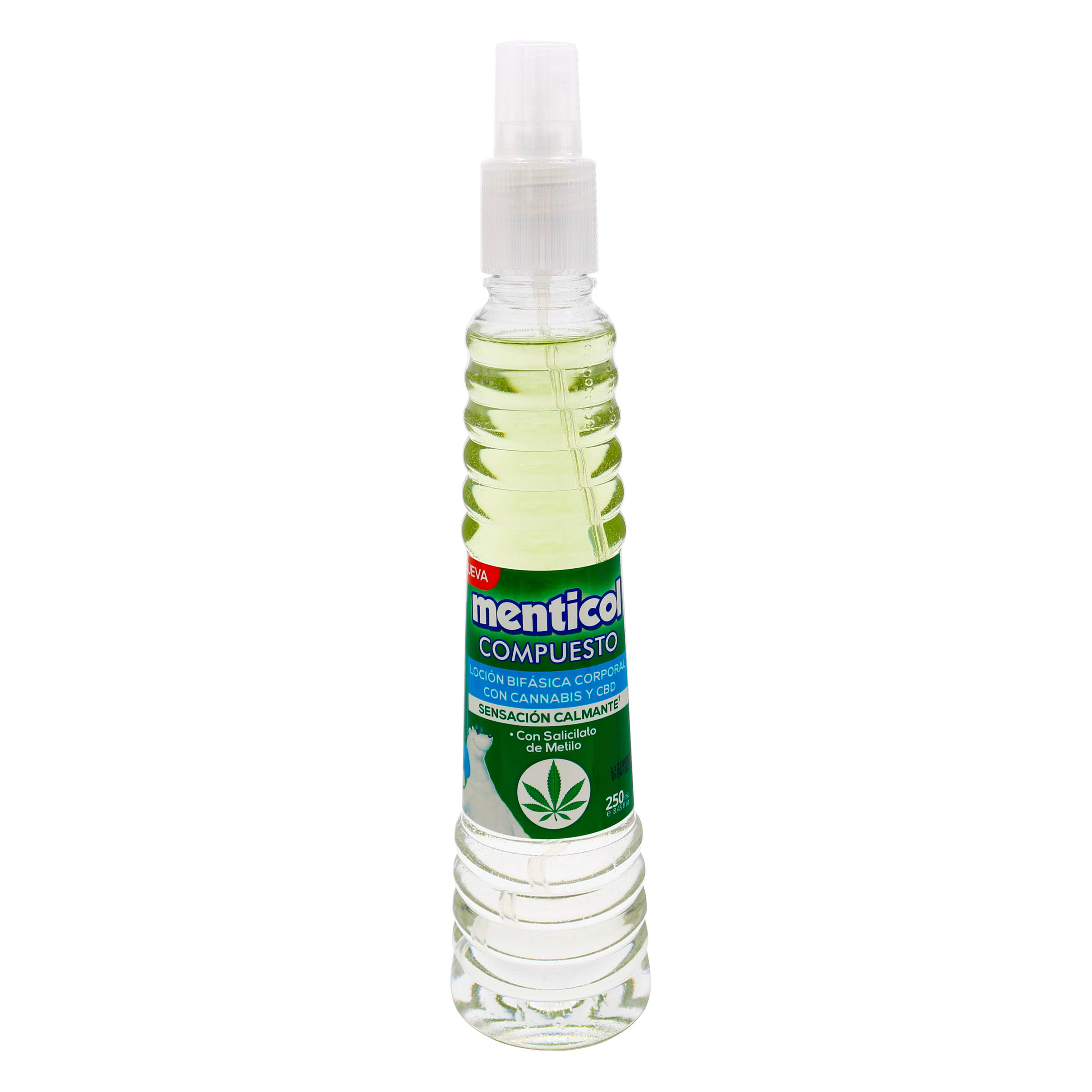 Loción bifásica corporal mentol cannabis 250 ml – Belleza Express