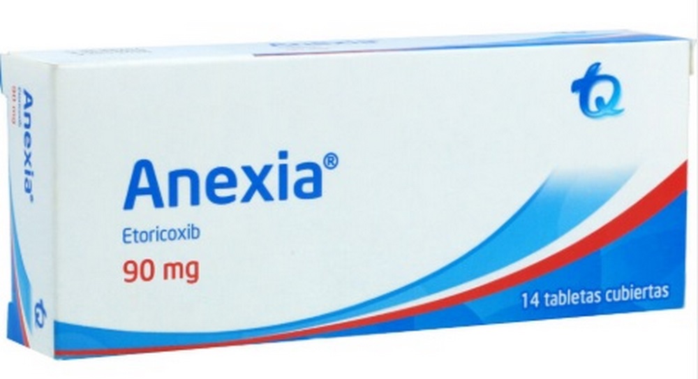 ANEXIA 90 mg Etoricoxib – 14 tabletas (TECNOQUIMICAS S.A.)