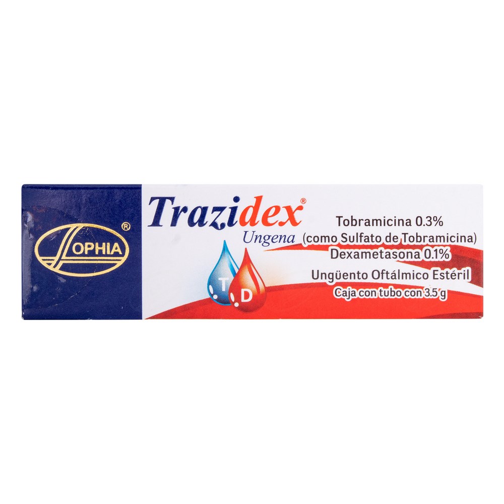 Trazidex Ungena 3.5 g Tobramicina + Dexametasona