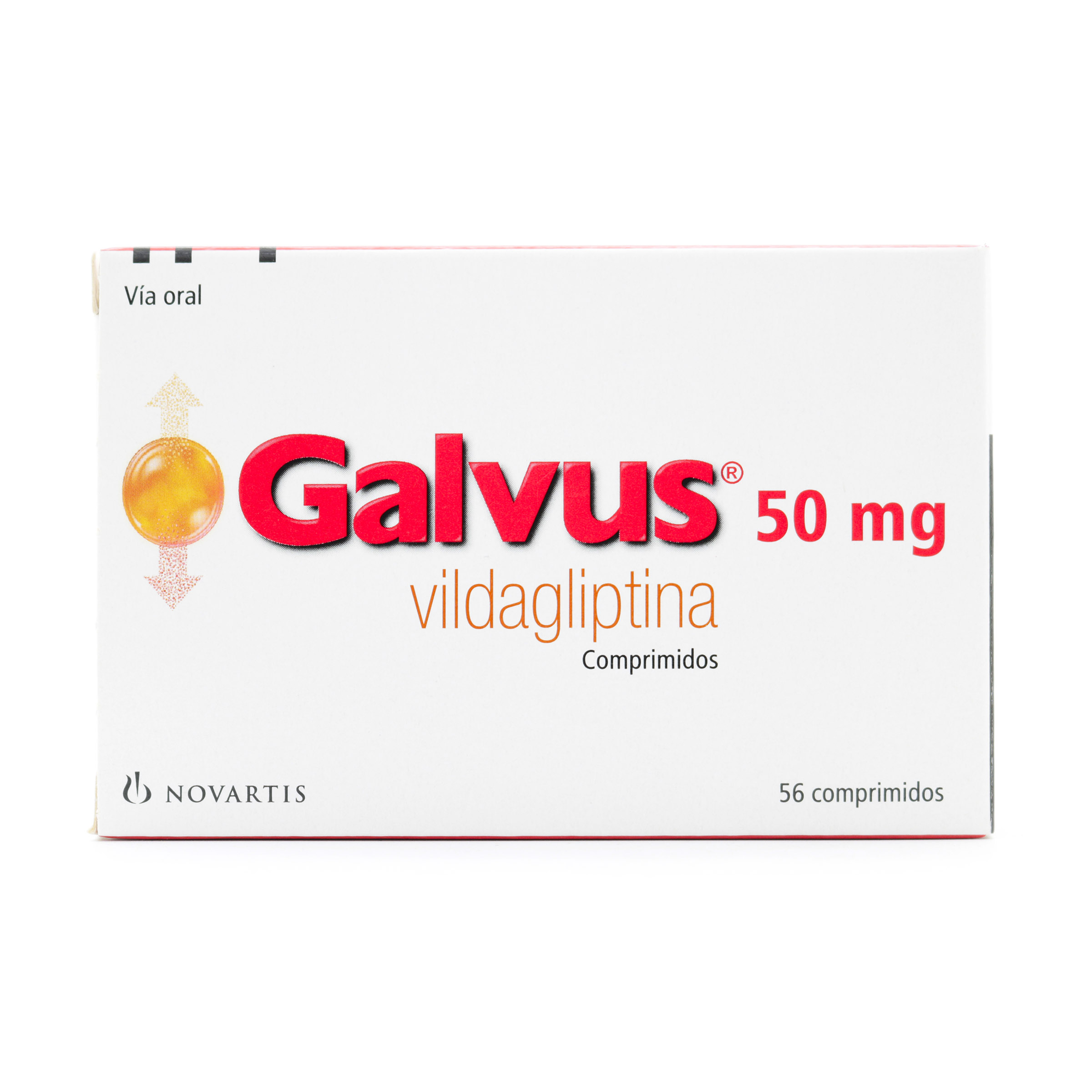 Galvus 50 mg - 56 comprimidos (Vildagliptina)
