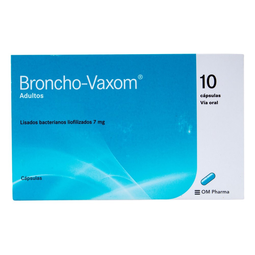 Broncho-Vaxom Adulto – 10 cápsulas de lisados bacterianos