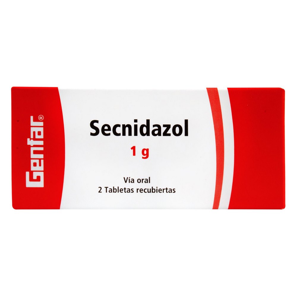 Secnidazol 1 g - 2 tabletas