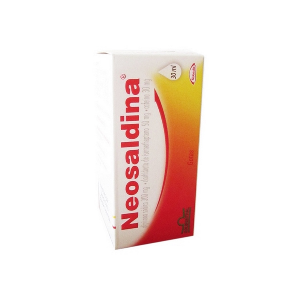 Neosaldina gotas 30 ml – Isomethepteno, Dipirona y Cafeína