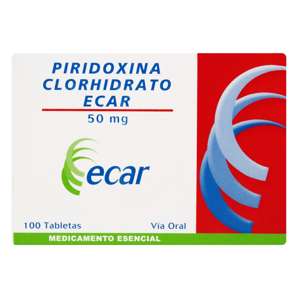 Piridoxina 50 mg – 100 tabletas EC