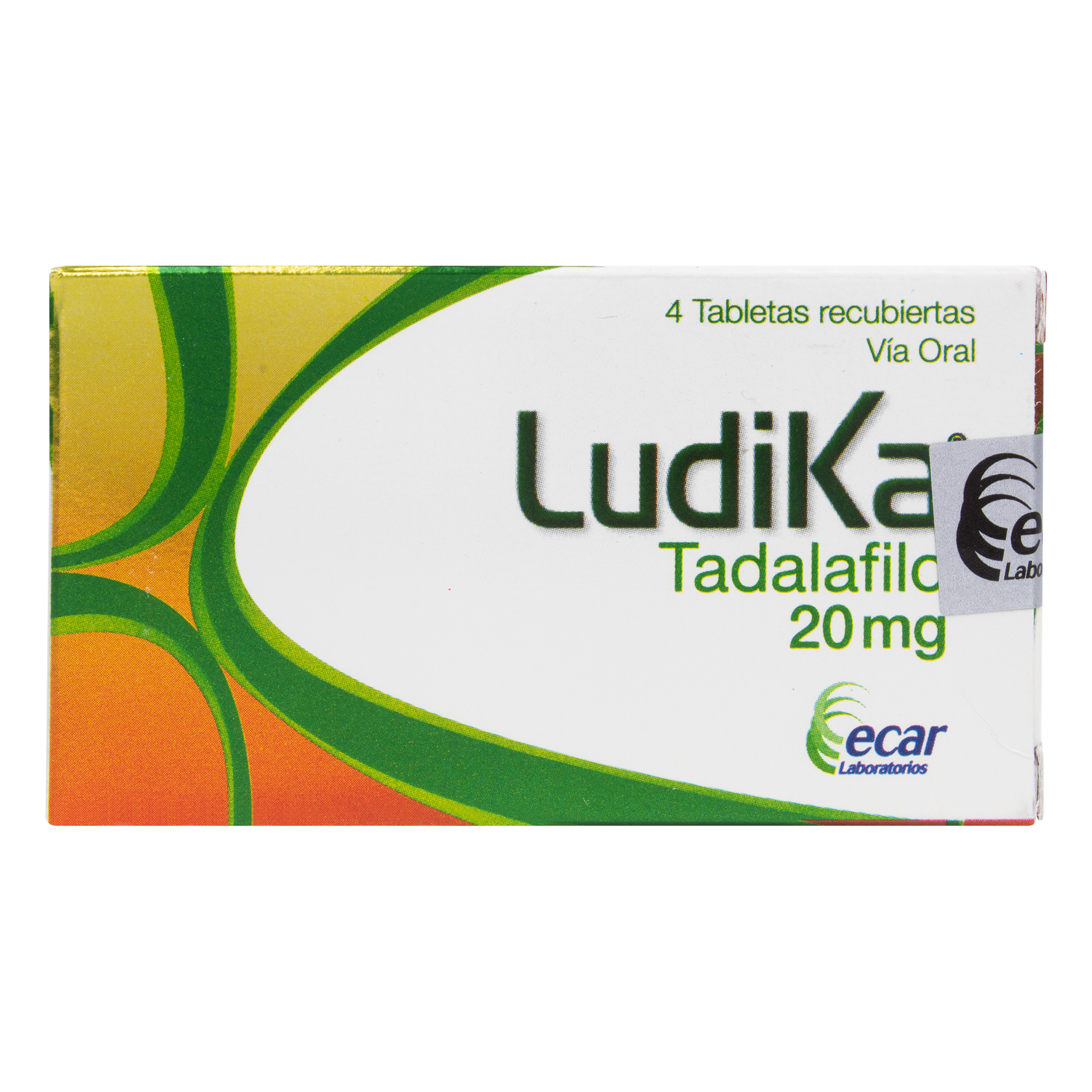 Ludika Tadalafilo 20 mg - 4 tabletas