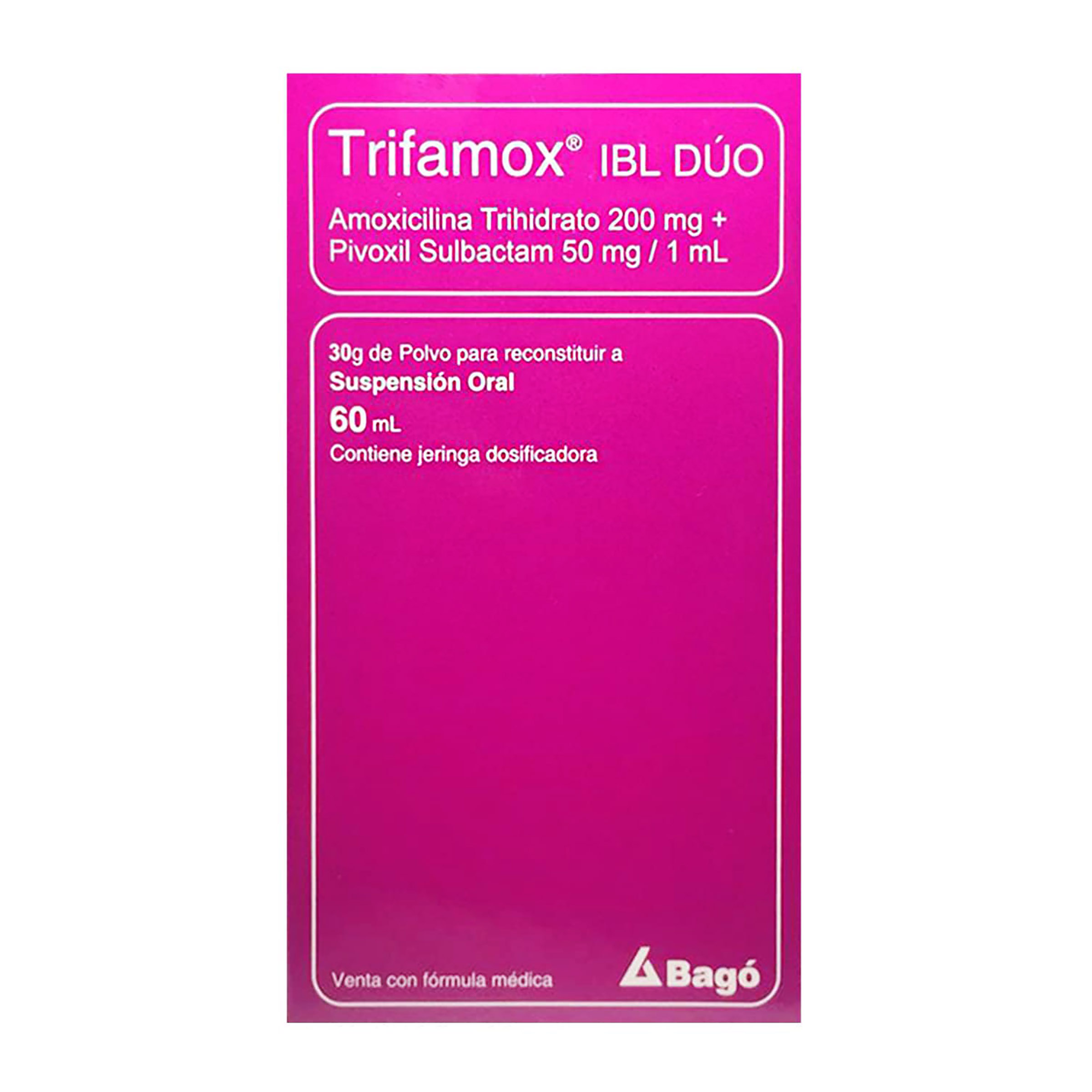 Trifamox IBL-Duo Suspensión 60 mL – Amoxicilina/Sulbactam