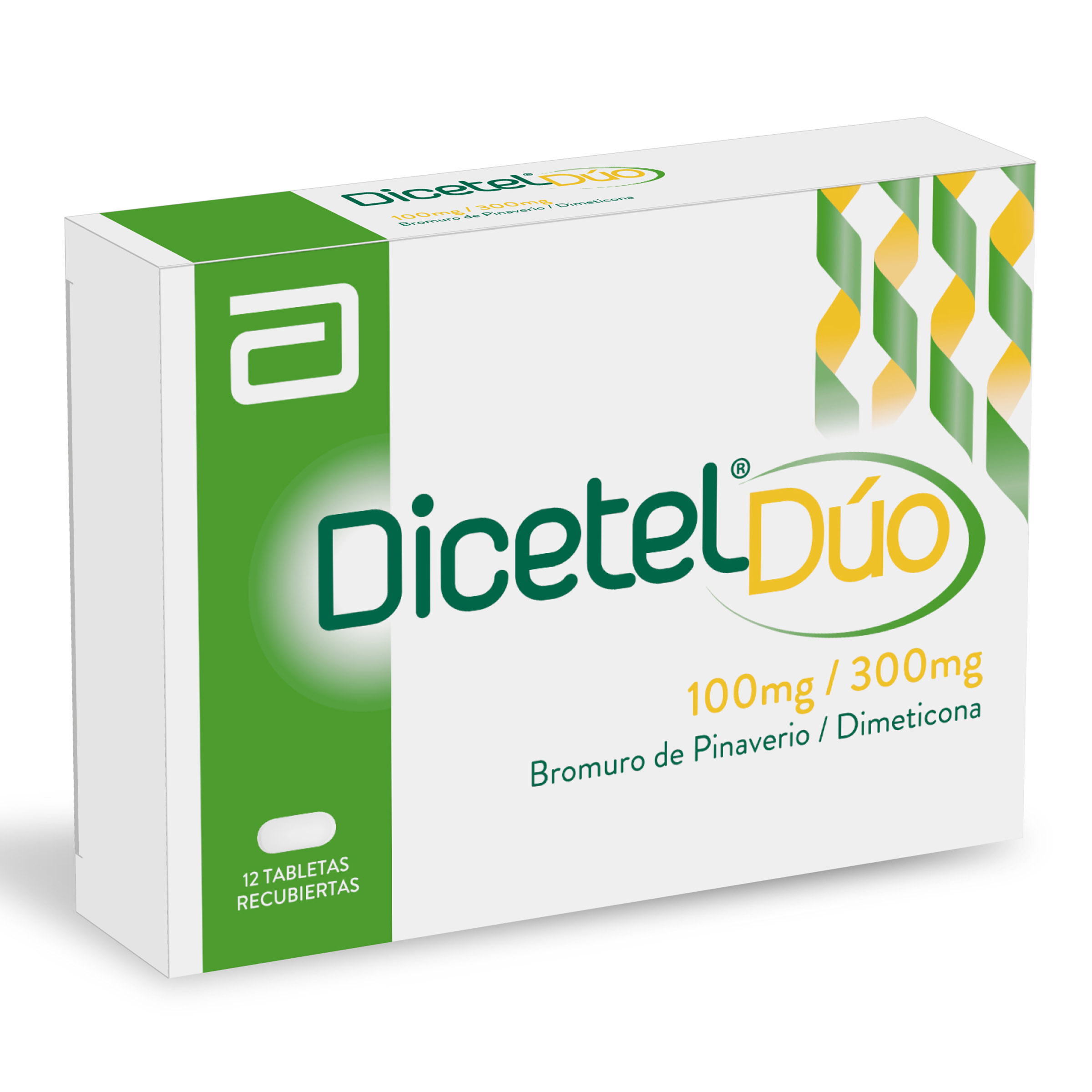 Dicetel Duo – Tabletas 12 (Simeticona + Pinaverio)