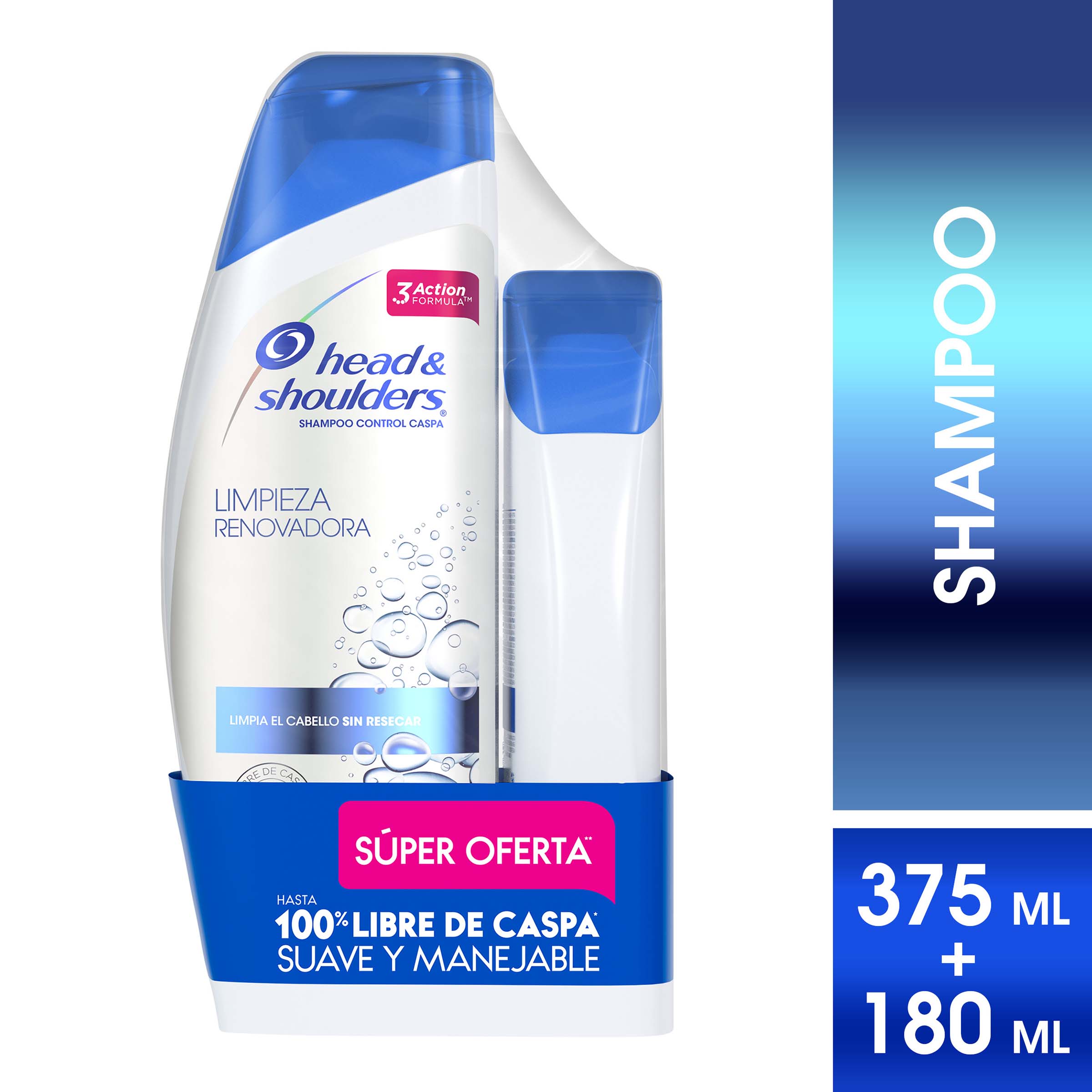 Head & Shoulders Pack Champú 375 ml + Acondicionador 180 ml