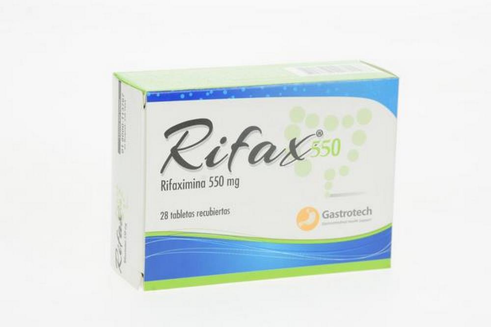 RIFAX 550 mg – 28 tabletas (Rifaximina)