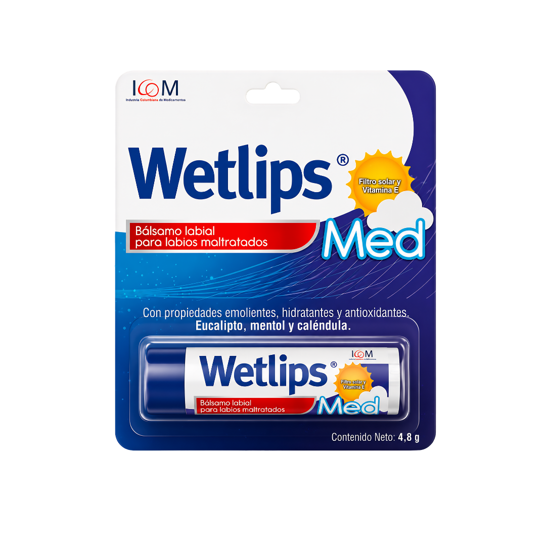 Bálsamo labial WetLips MED 4.8 g – ICOM