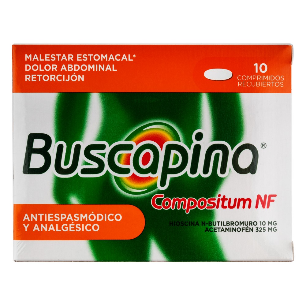 Buscapina NF Compositum 325/10 mg - 10 tabletas