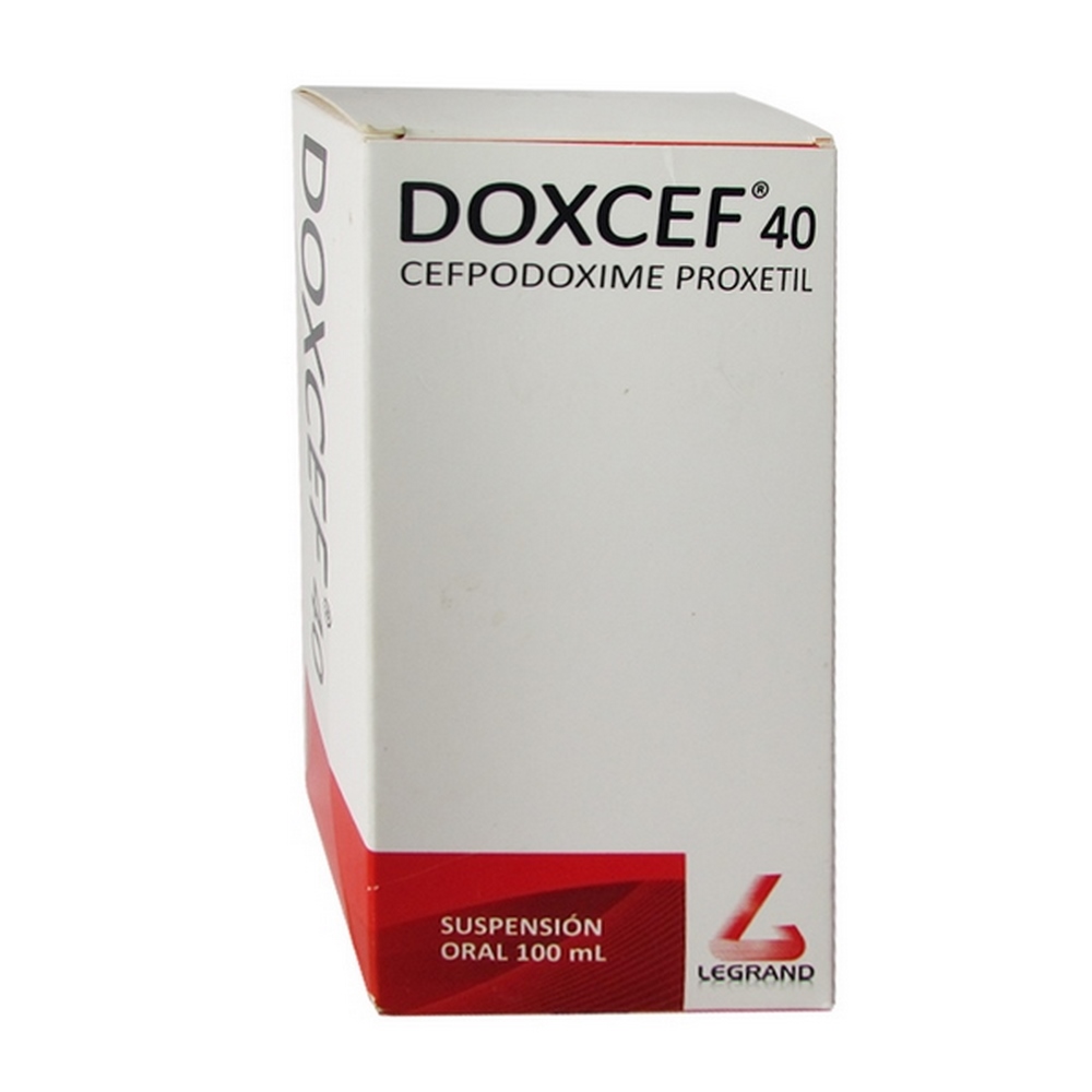 Doxcef Cefpodoxima 40 mg/100 mL